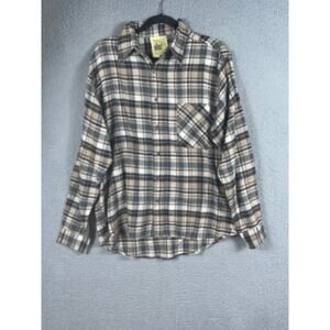 Bear River Outdoor Clothing Men's Plaid Button Up Flannel Shirt Size M